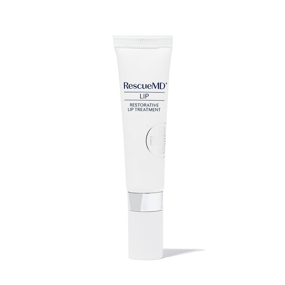 RescueMD bouteille du traitement lèvres restoratif pour hydratation durable.