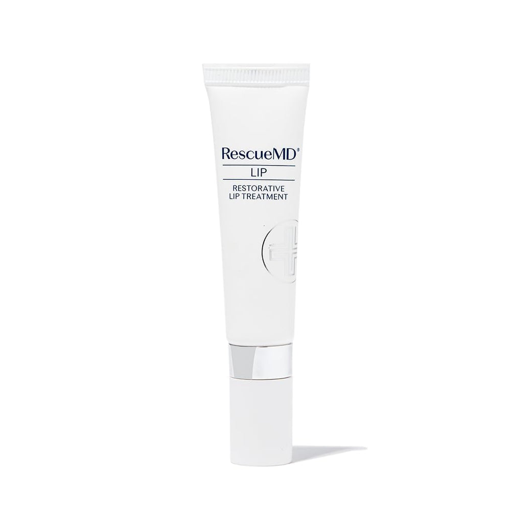RescueMD bouteille du traitement lèvres restoratif pour hydratation durable.