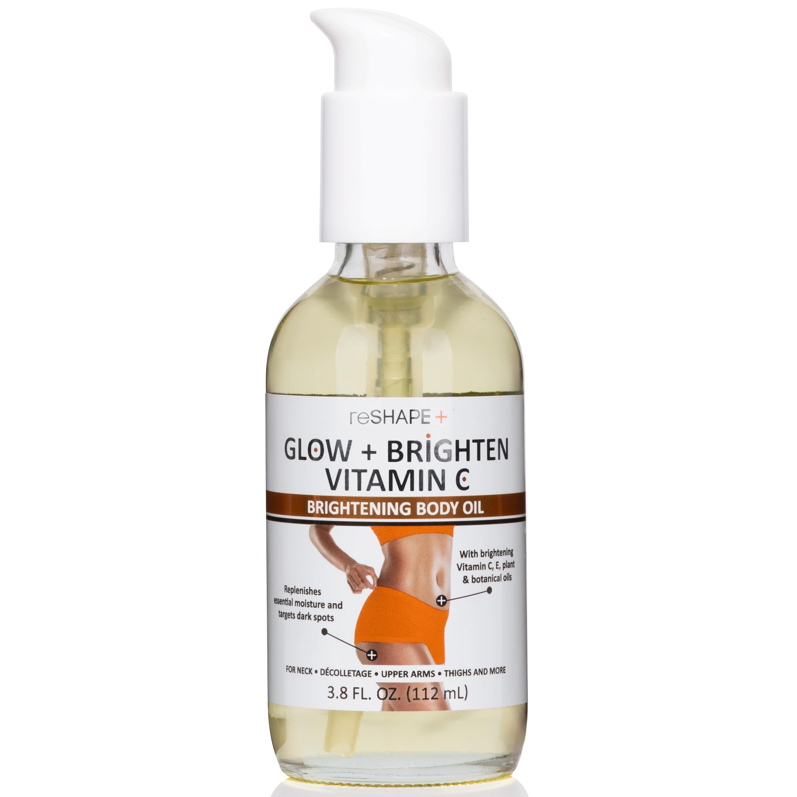 Appliquer Reshape+ huile pour corps pour une peau lisse et hydratée.