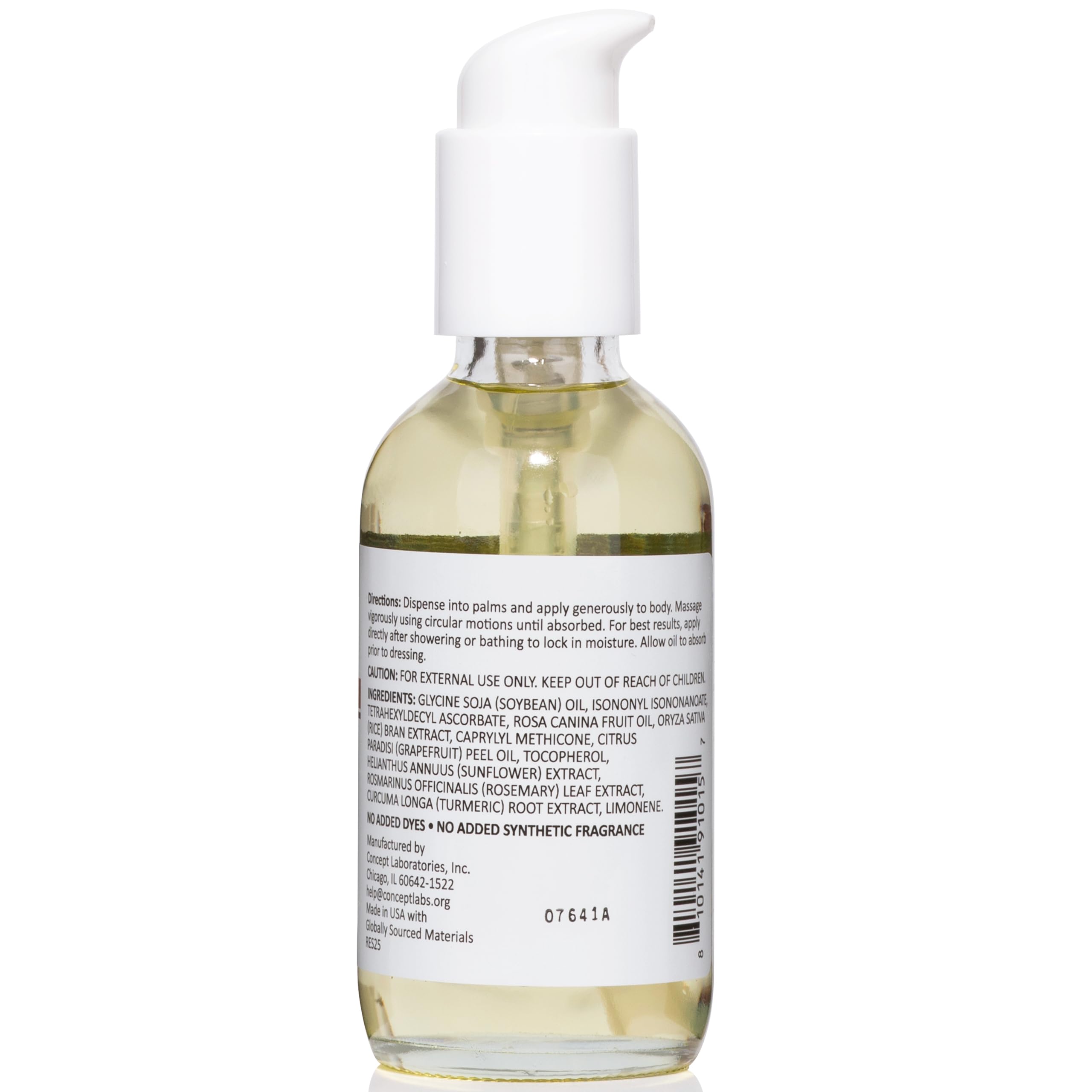 Huile Reshape+ à la rose musquée et curcuma pour nourrir la peau.