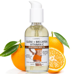 Flacon Reshape+ huile pour le corps vitamine C, pour une peau nourrie et lumineuse.