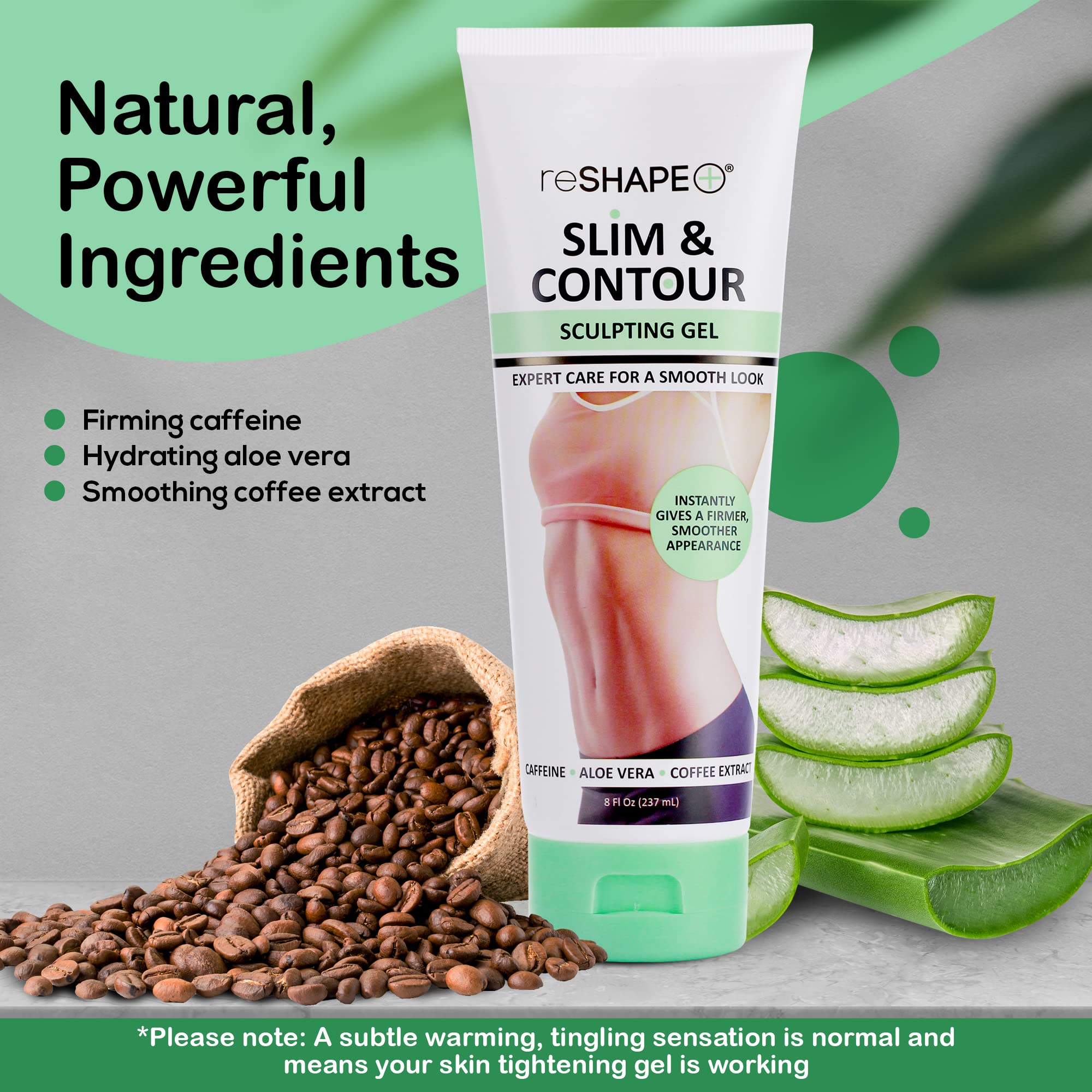 Reshape+ Peau hydratée jour après jour, effet nourrissant avec aloe vera.