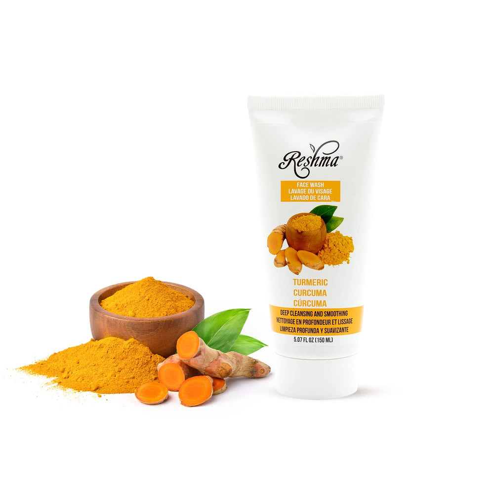 Reshma Beauty Nettoyant Visage Curcuma - Teint plus lumineux après chaque utilisation.
