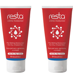 Resta Crème hydratante visage sans parfum, soin hydratant intensif pour peau sensible.