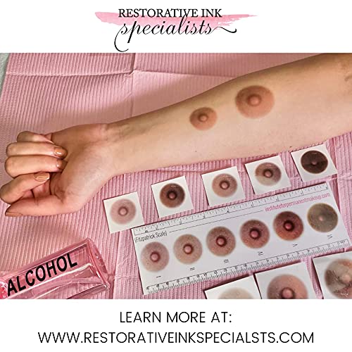 Restorative Ink Specialists – palette Fitzpatrick et six teintes pour votre peau.