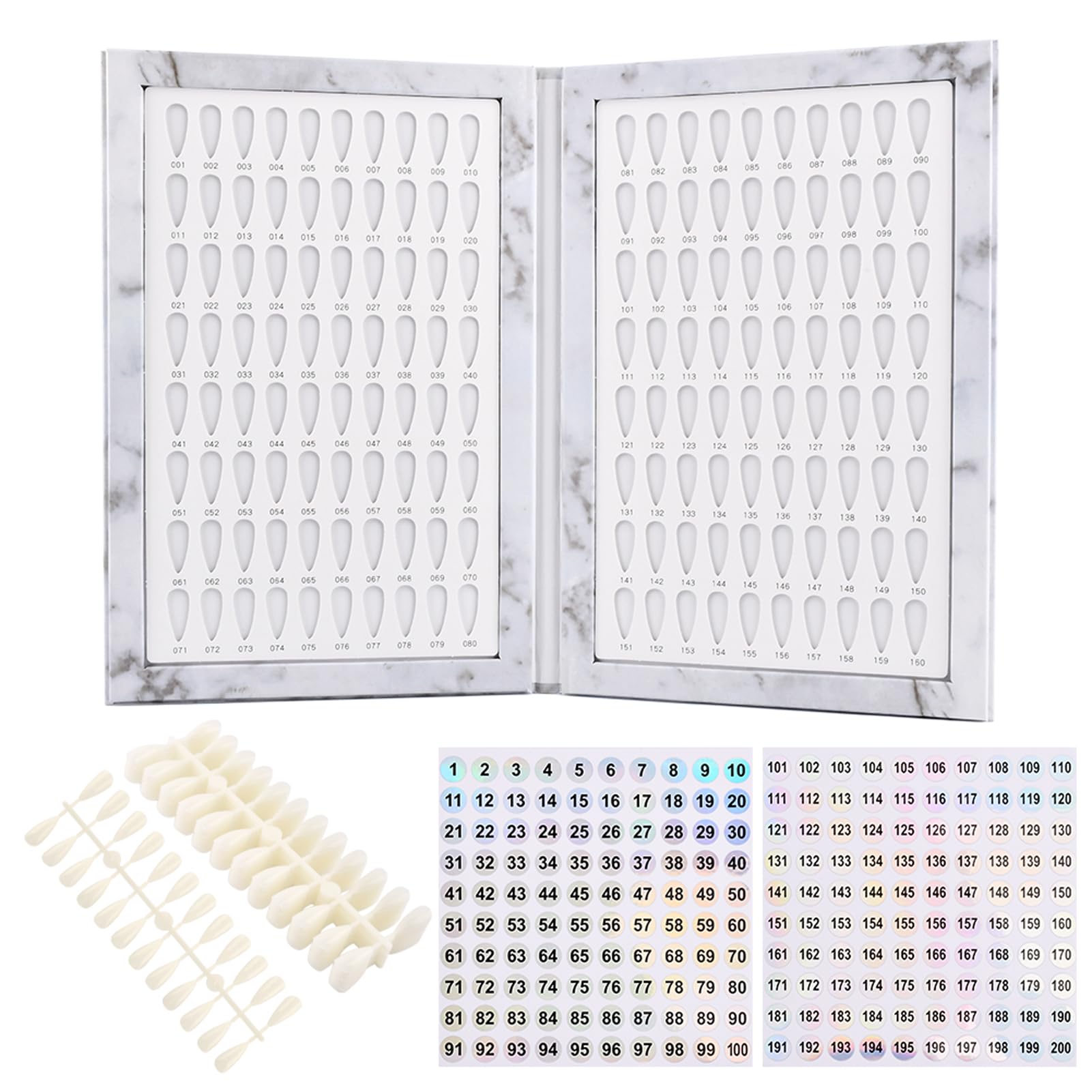 Restynic embouts Ongles 240 tips pour tester rapidement les nuances.
