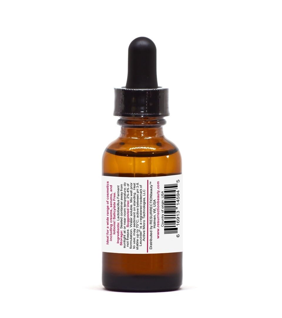 RESURRECTIONbeauty Leucidal Liquid SF – utilisation dans une routine faits maison pour une conservation naturelle.