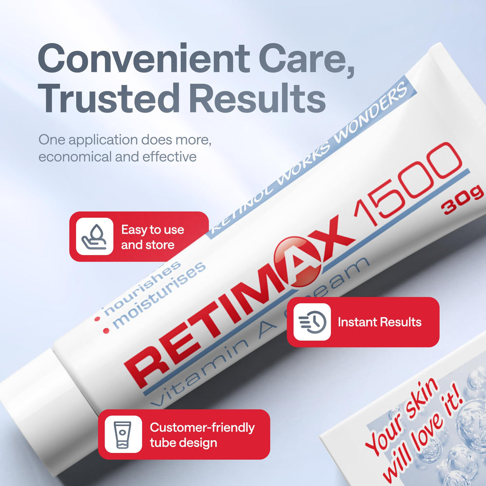 Retimax 1500 pour coudes et talons, peau plus souple.