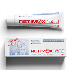 RETIMAX 1500, tube de 30 g prêt à hydrater les zones sèches.