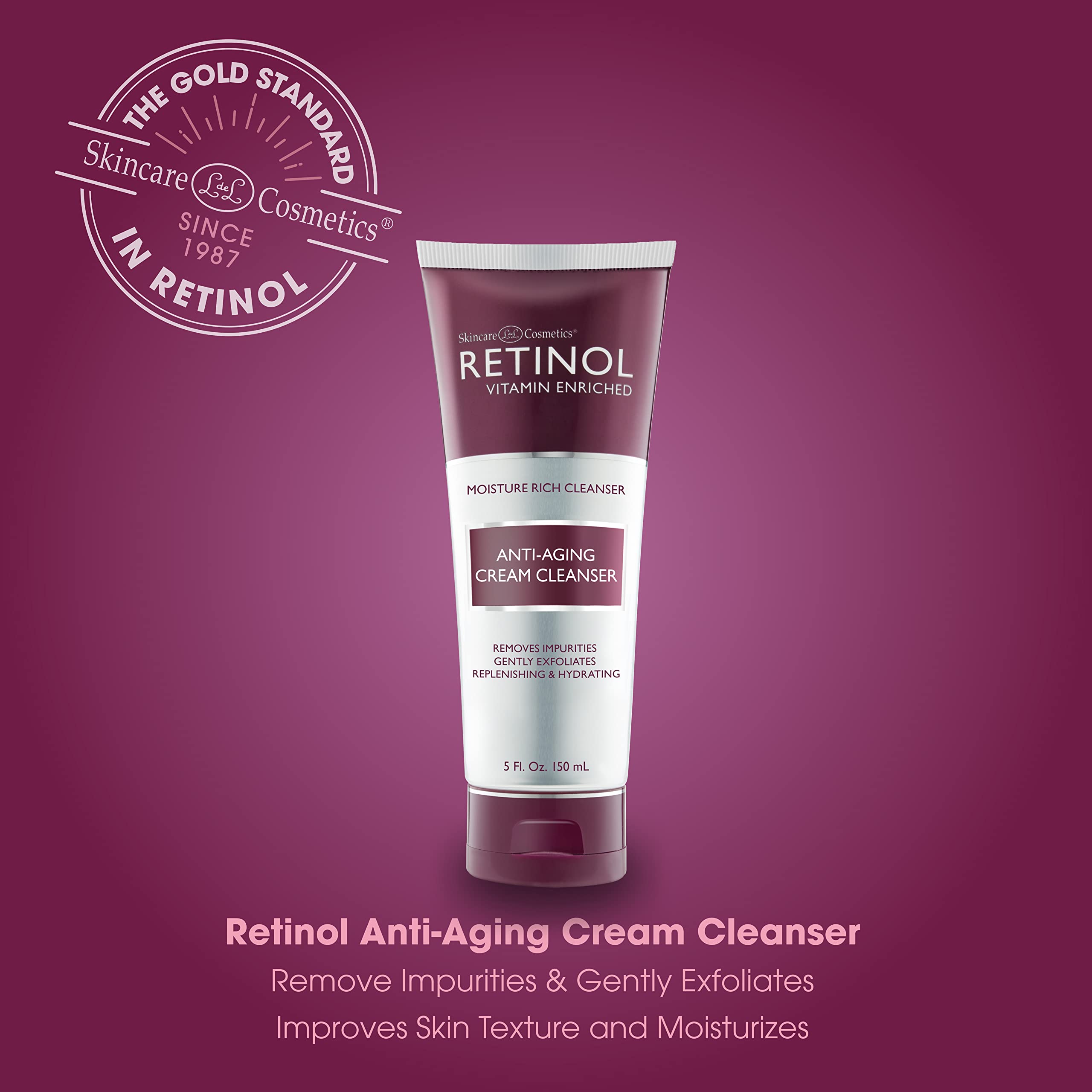 LIVAURA Retinol – exfoliation-visage: améliore la texture et apporte éclat.