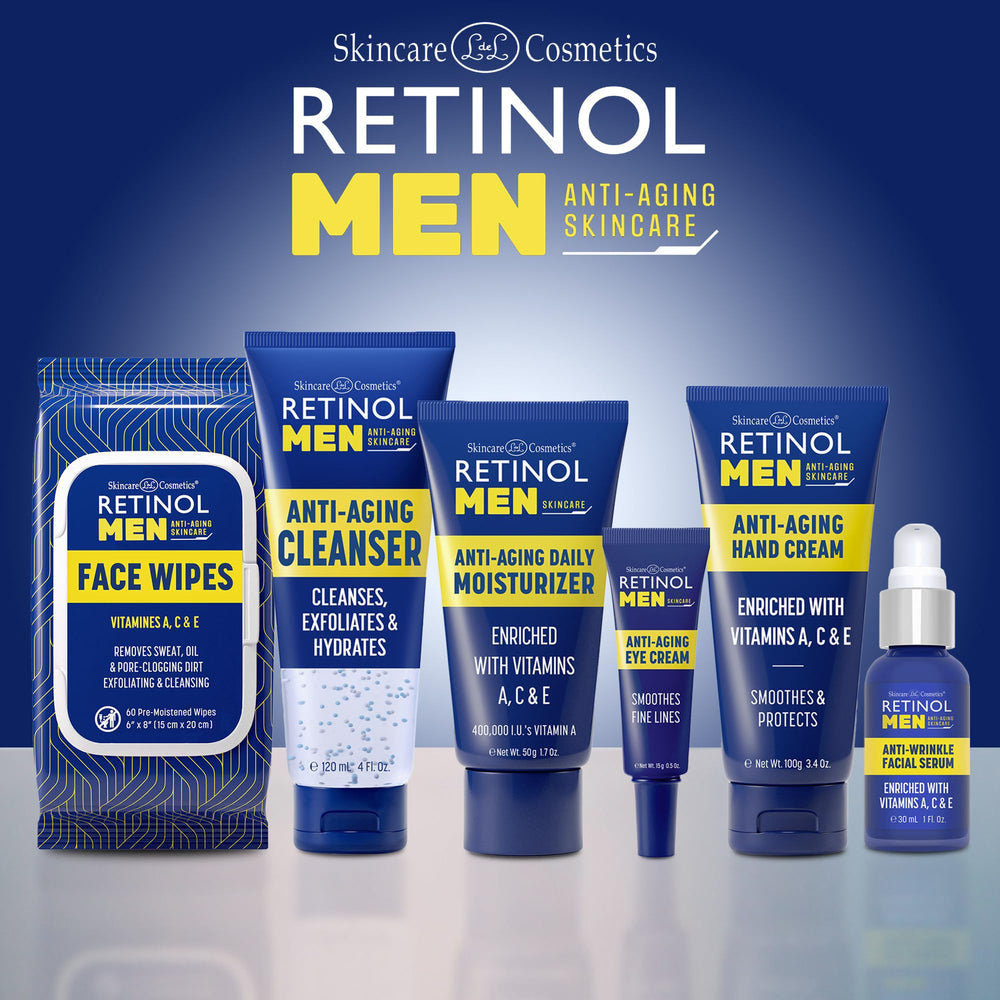 Format voyage pratique de 30 lingettes Retinol Livaura pour le visage et le corps.