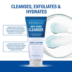 Retinol-X micro-billes vitamine E pour hydratation légère pendant le soin.