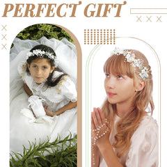 Retrowavy accessoire-cheveux mariage-fleur-perles-strass: fixation durable.