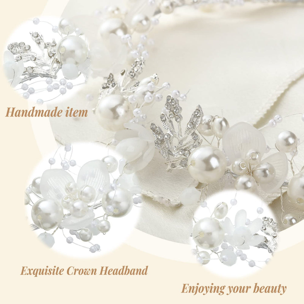 Retrowavy bijou-cheveux mariage-fleur: embellit les coiffures de jeune fille d'honneur.