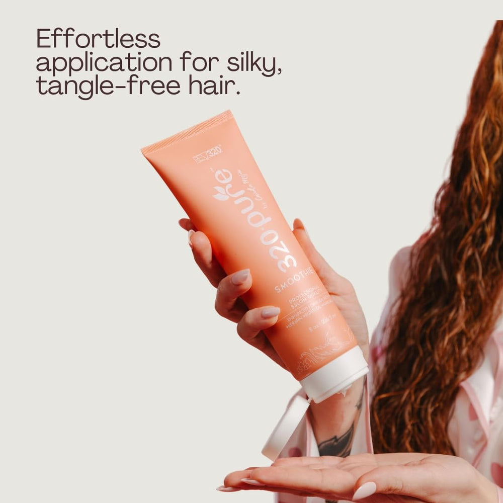 Rev320 320Pure Smoothie: detanglage facile des nœuds rebelles sans tiraillement.