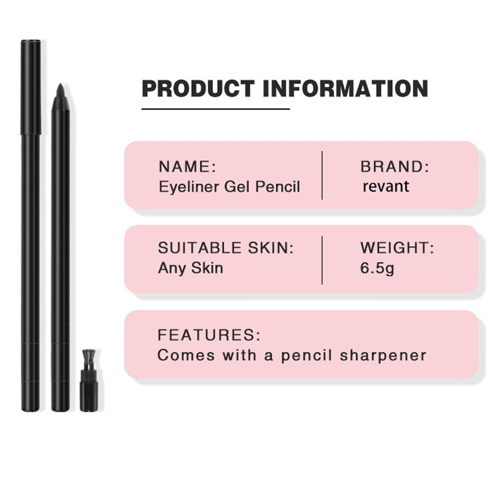 Revant Beauty Eyeliner noir, effet profond et élégant.