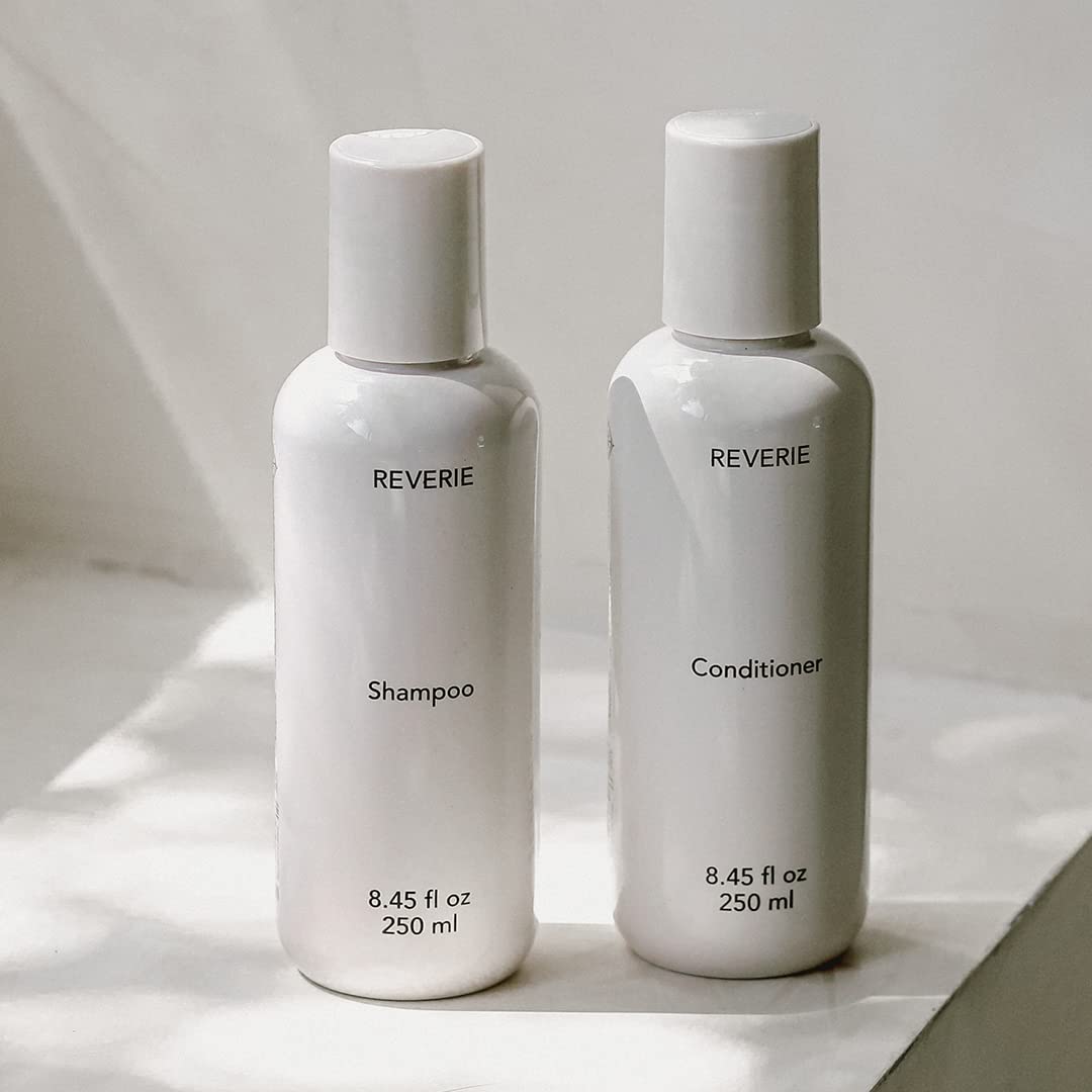 Formule REVERIE sans sulfates et sans silicones, routine capillaire douce.