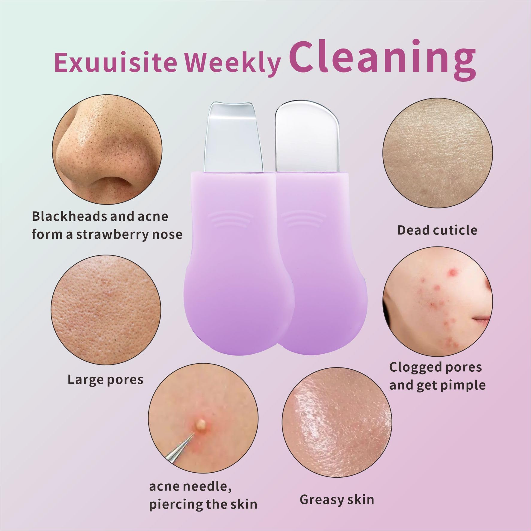 Spatule REVEX visage silicone pour un soin quotidien délicat.