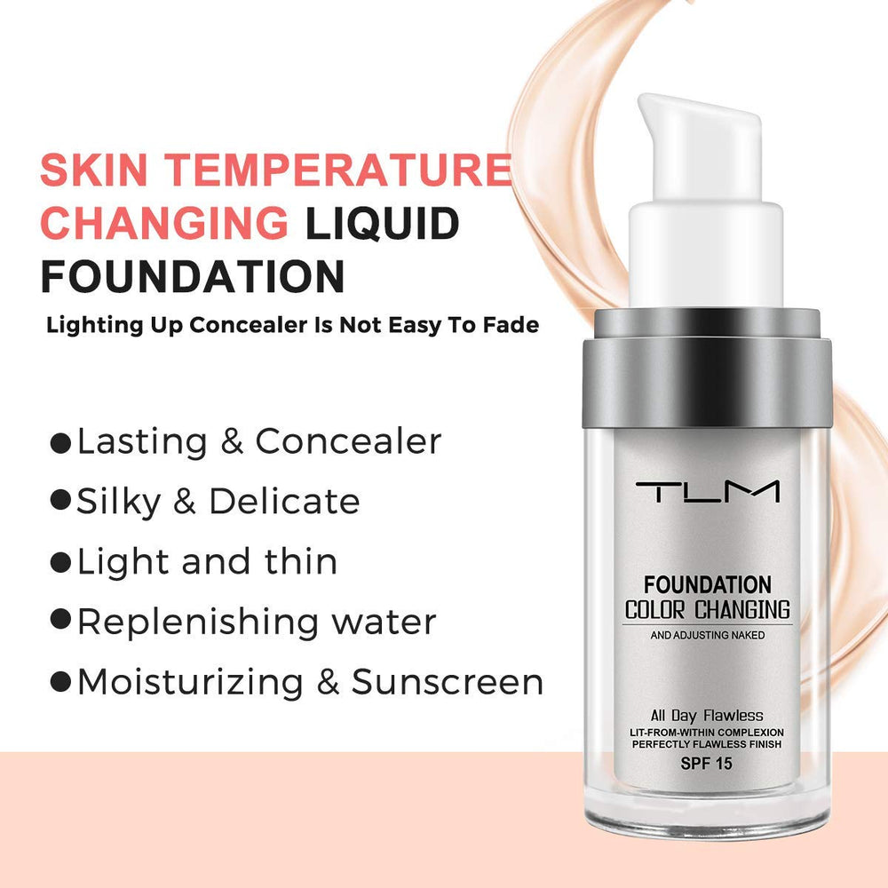 Reviglam TLM : texture légère après application sur peau.