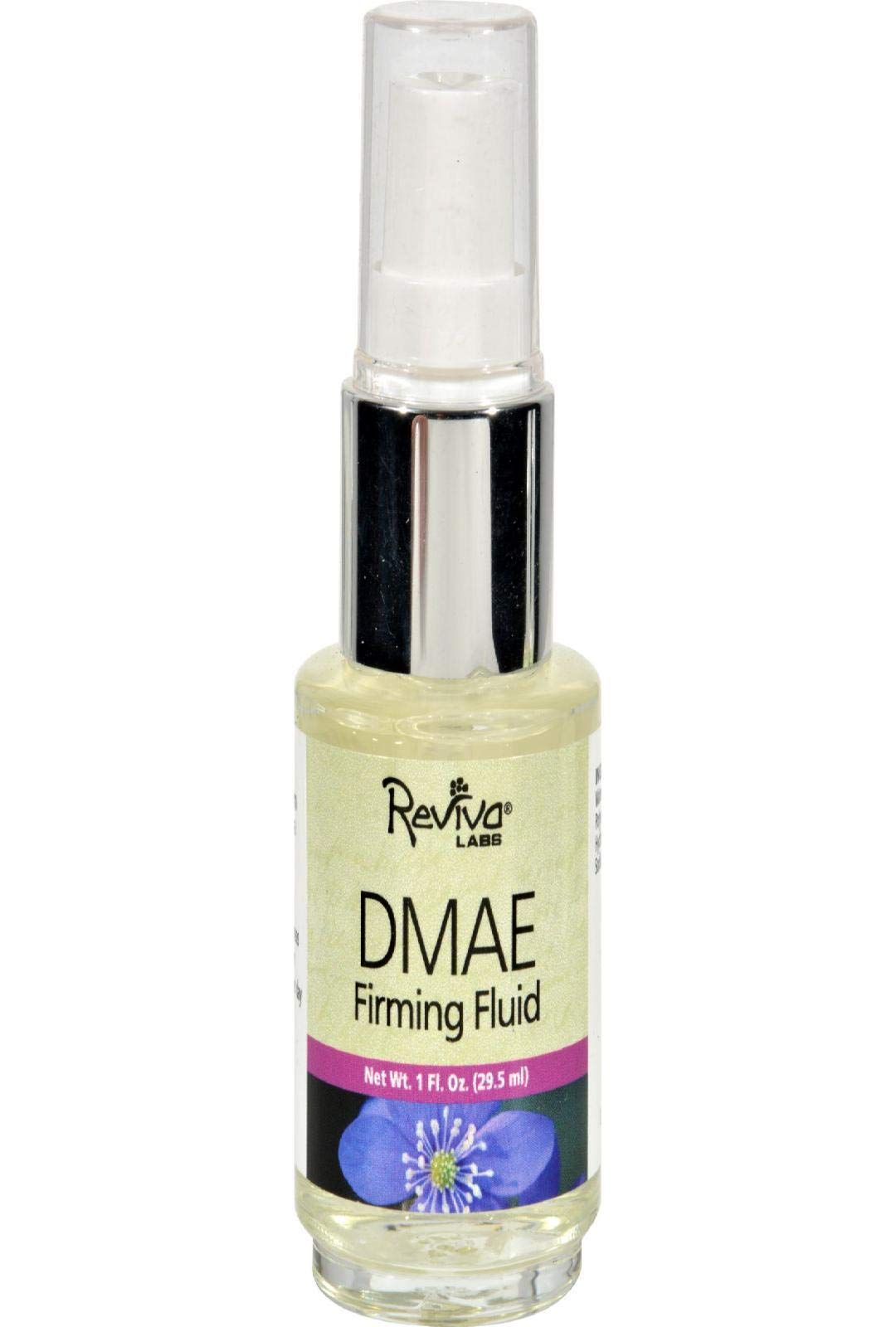 Reviva DMAE Concentrate bottle close-up for firmer, smoother-looking skin.