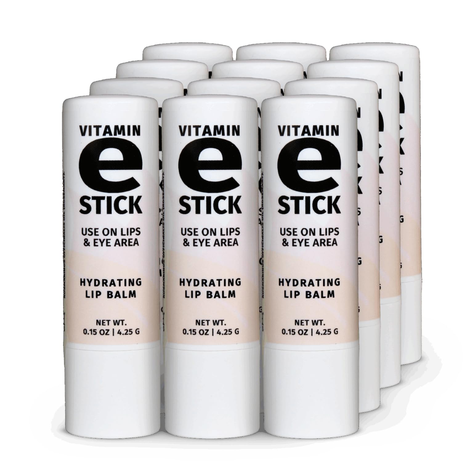 Stick Reviva Labs Vitamin E dans son emballage, hydratation prête à l'emploi.