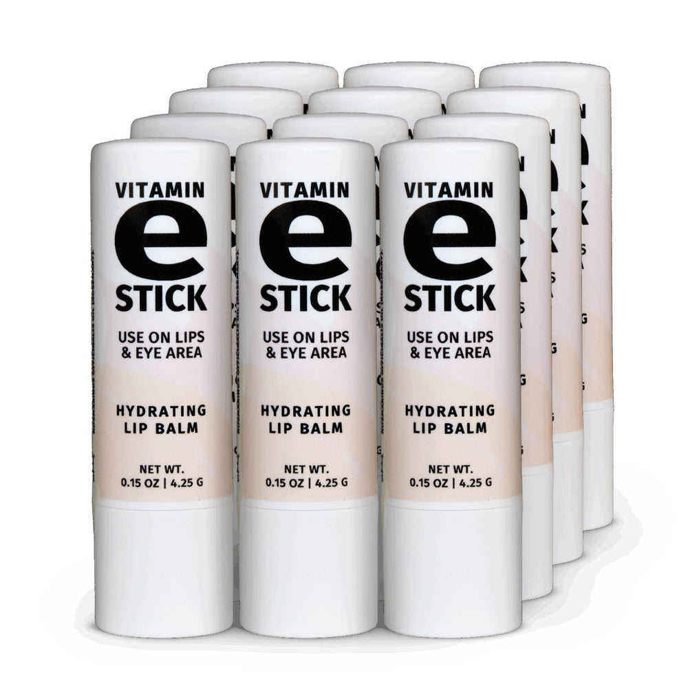 Stick Reviva Labs Vitamin E dans son emballage, hydratation prête à l'emploi.