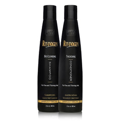 Shampoo Revivogen MD, bouteille bio-nettoyante, cuir chevelu plus sain et frais.
