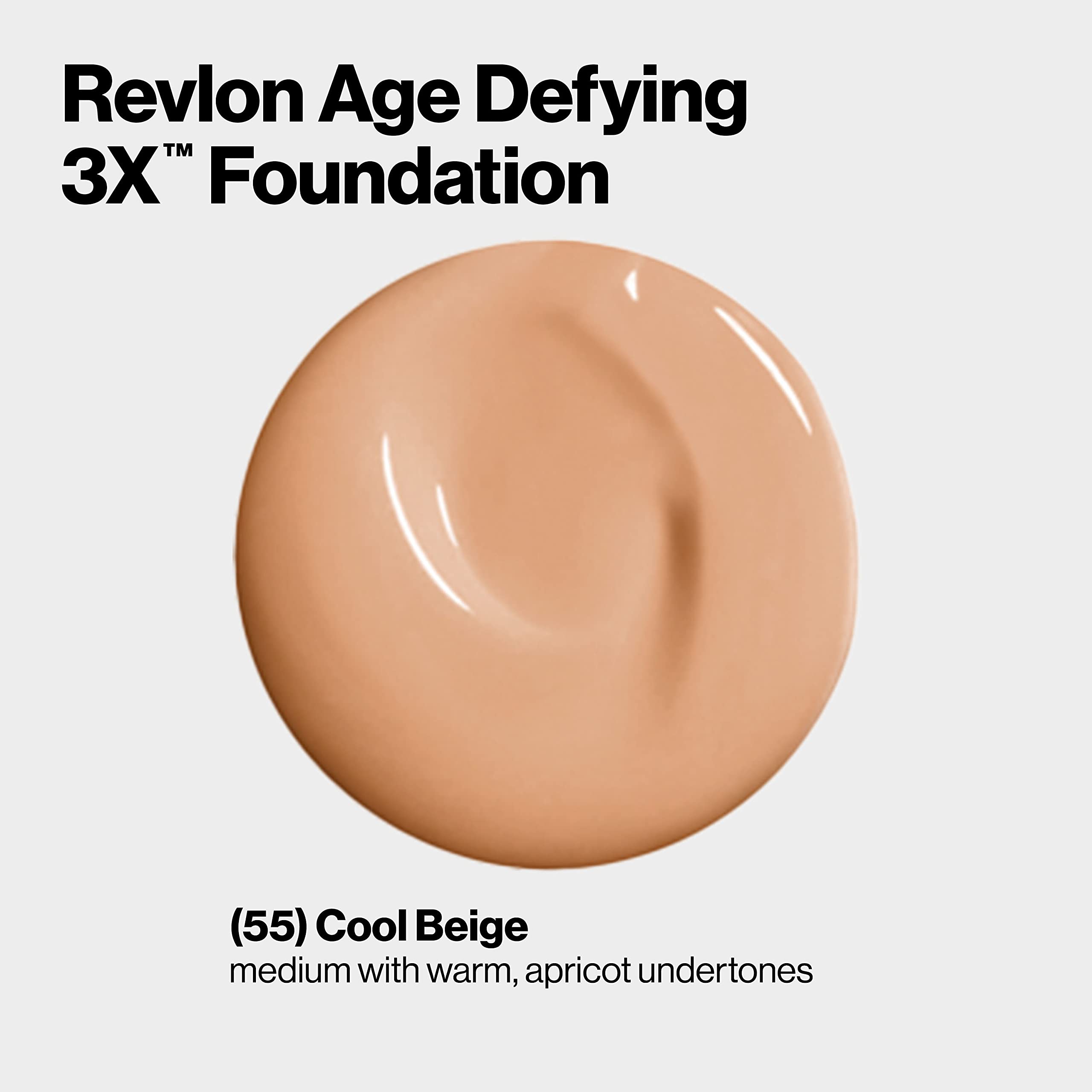 Peau hydratée grâce au fond REVLON Age Defying 3X.