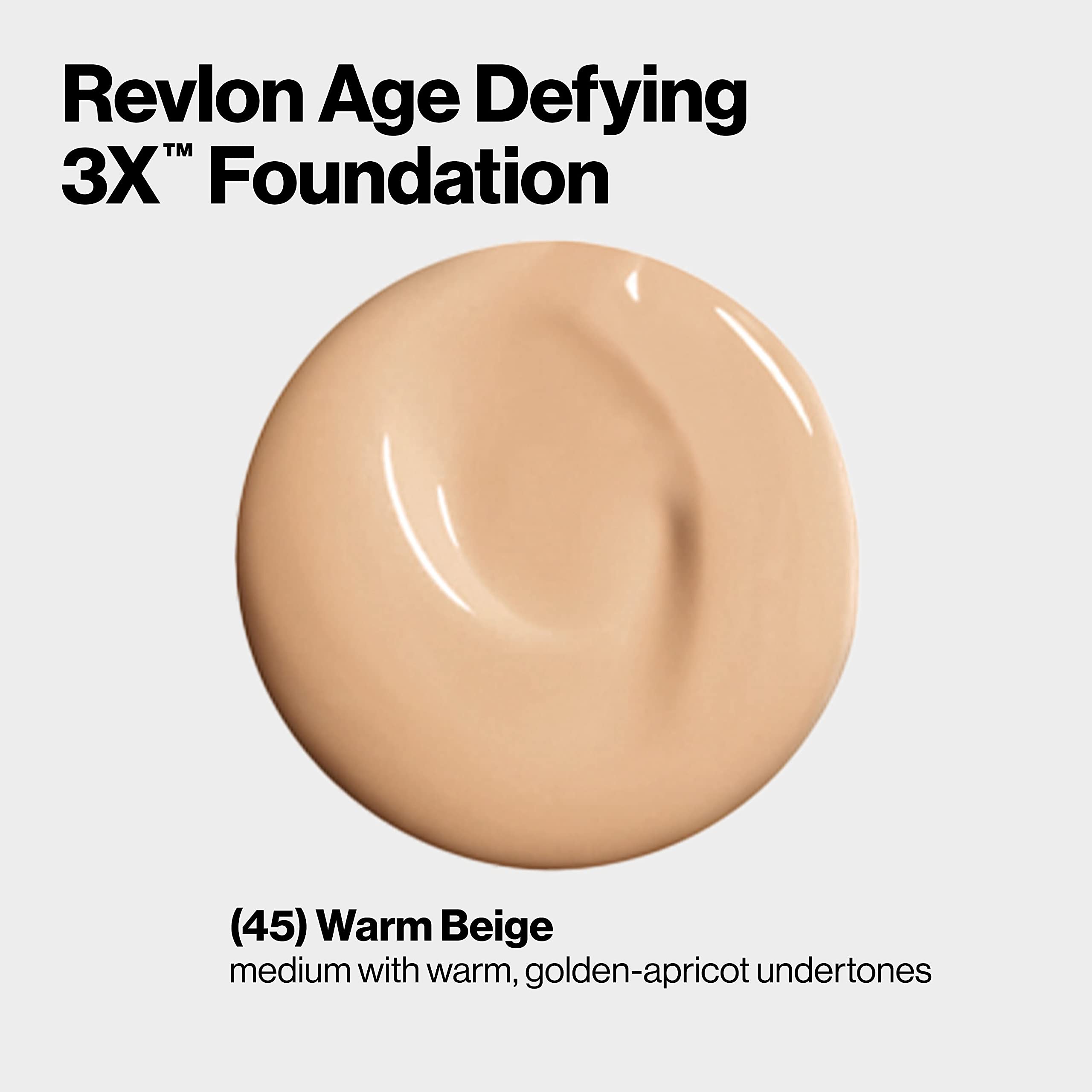 Pompe pratique REVLON Age Defying 3X facilite le dosage