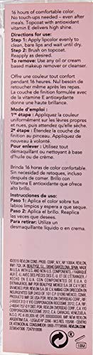 REVLON brillance claire, soin vitamine E et camomille pour lèvres confortables.