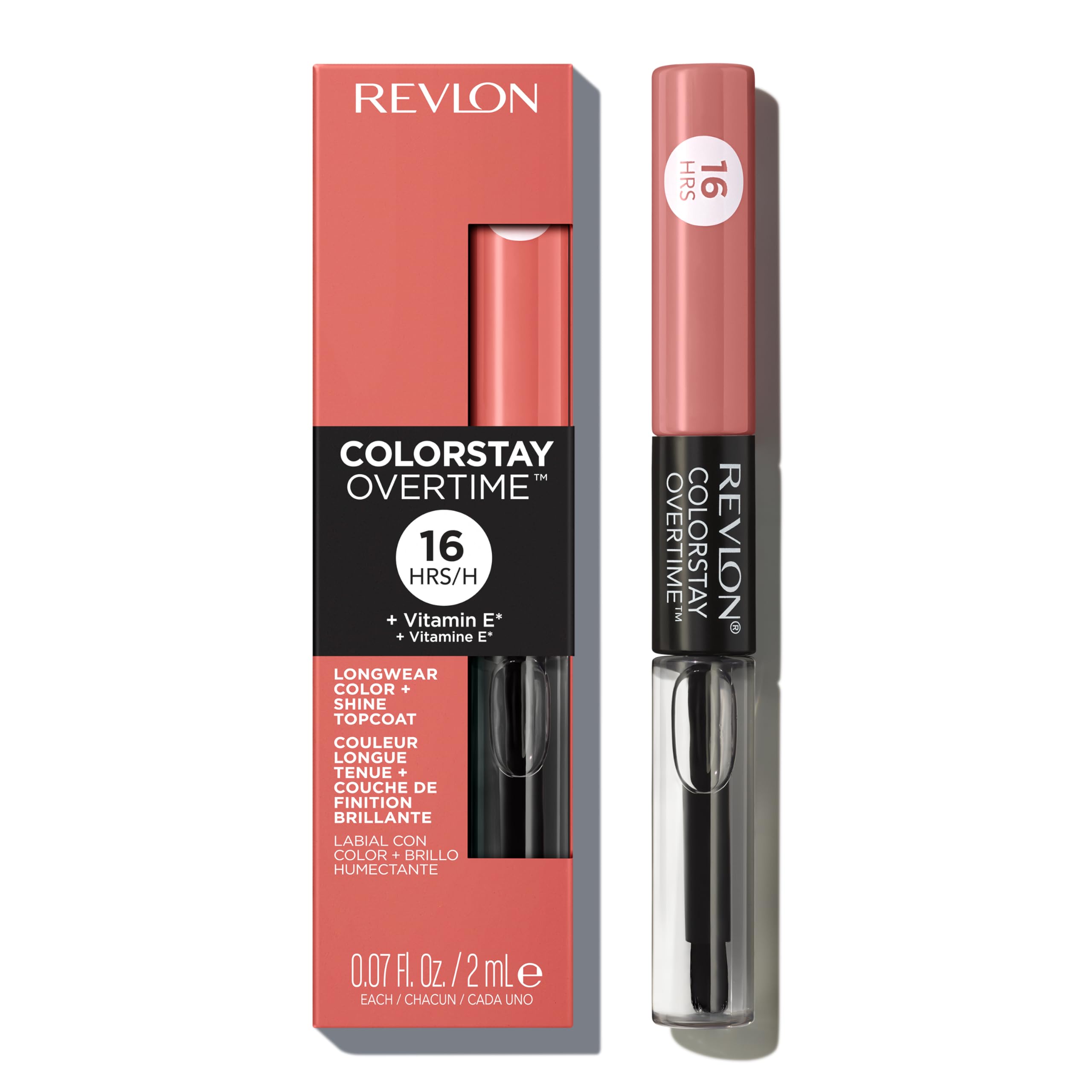 REVLON brillant transparent avec vitamine E offrant une brillance saine