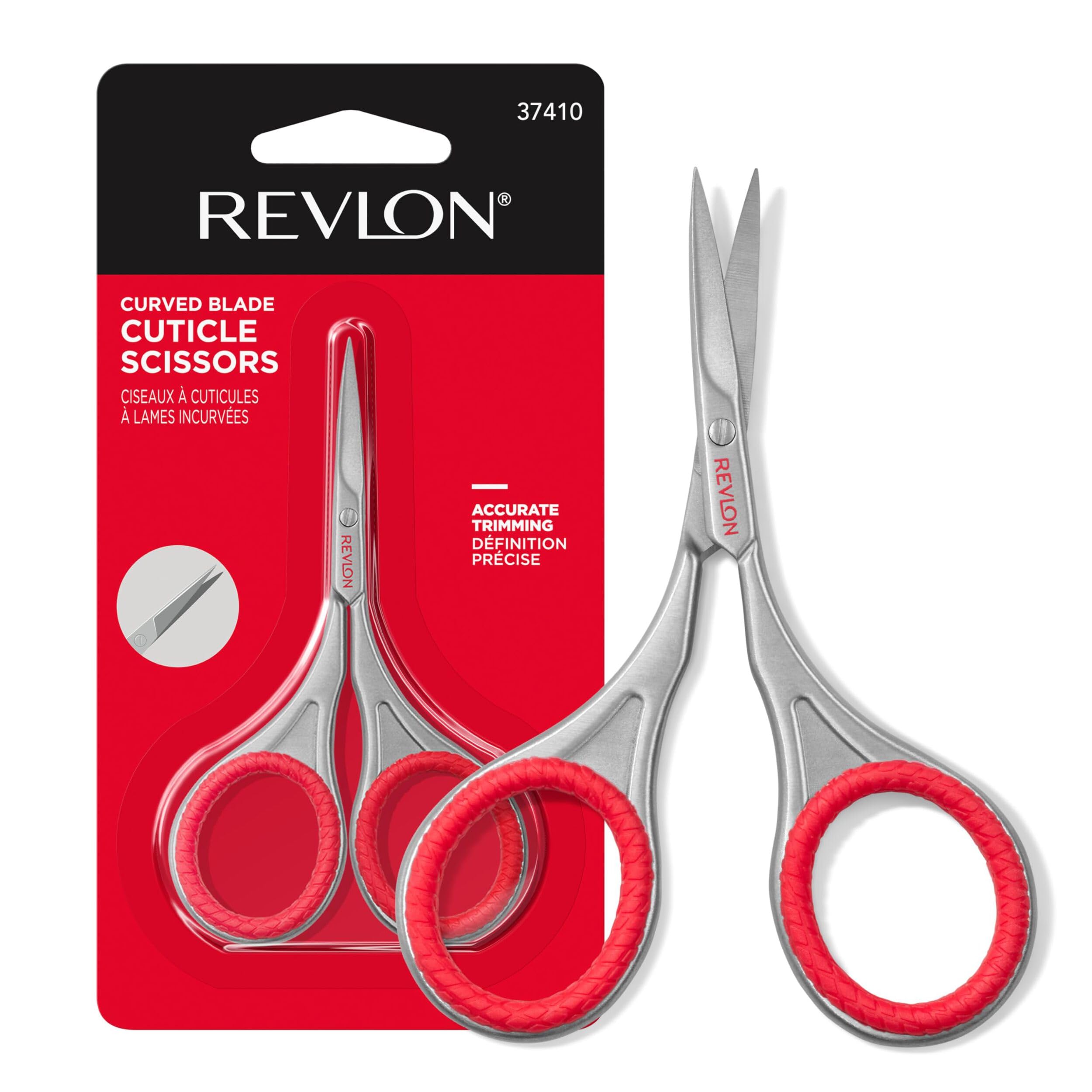 Ciseaux à ongles Revlon – lame incurvée pour une coupe nette et précise.