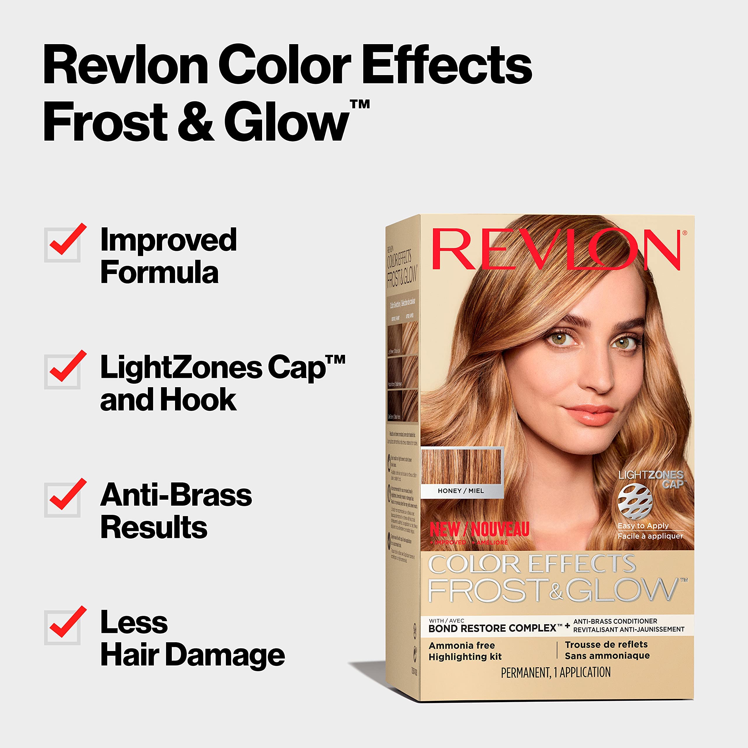 REVLON Kit Effets Couleur – capuchon et reflets pour mèches personnalisées.