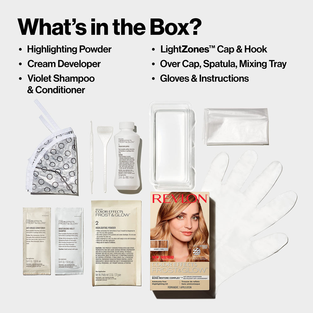 REVLON Kit Effets Couleur – formule sans ammoniac, douceur pour les cheveux.