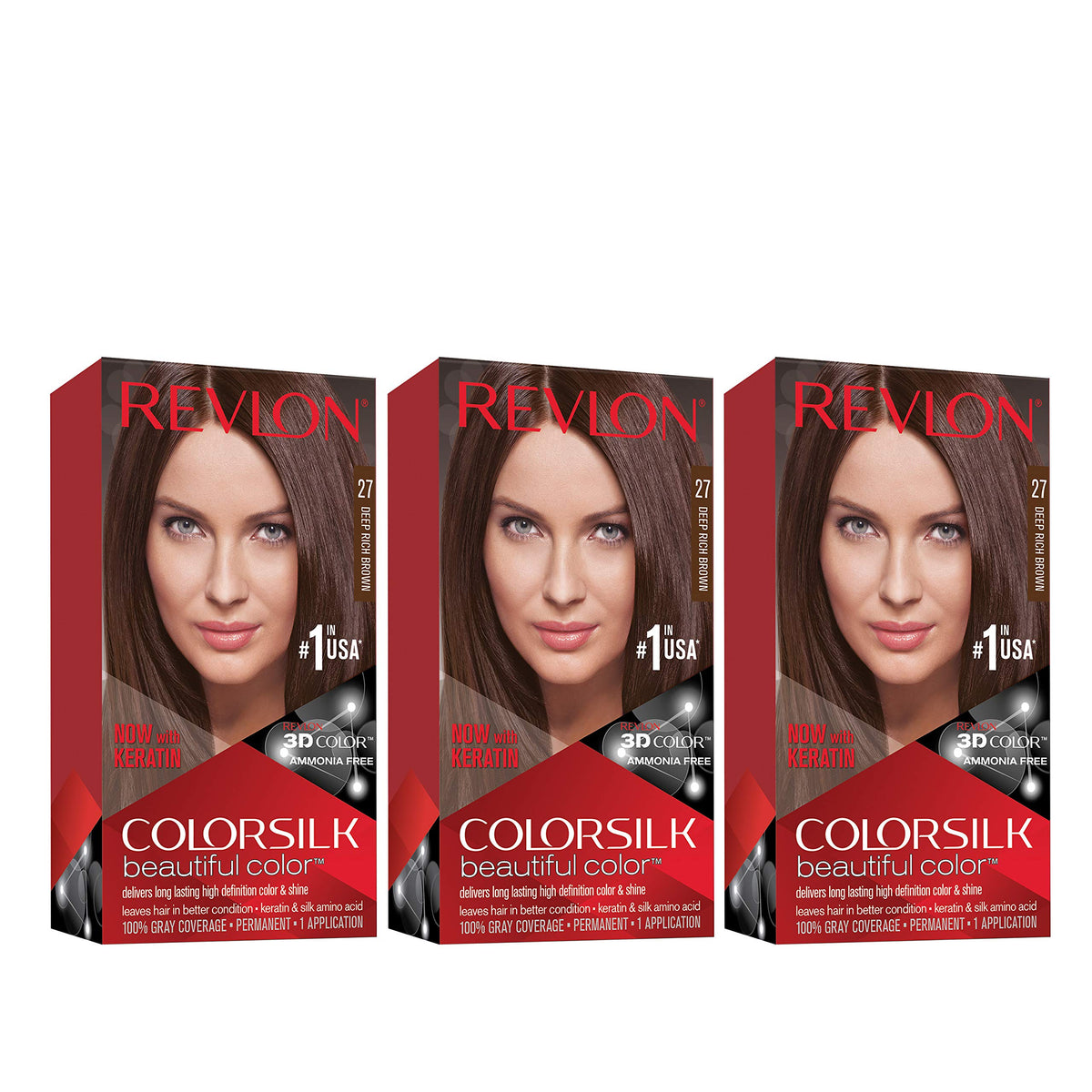 Revlon Coloration Permanente emballage: kit prêt pour une couvrance durable