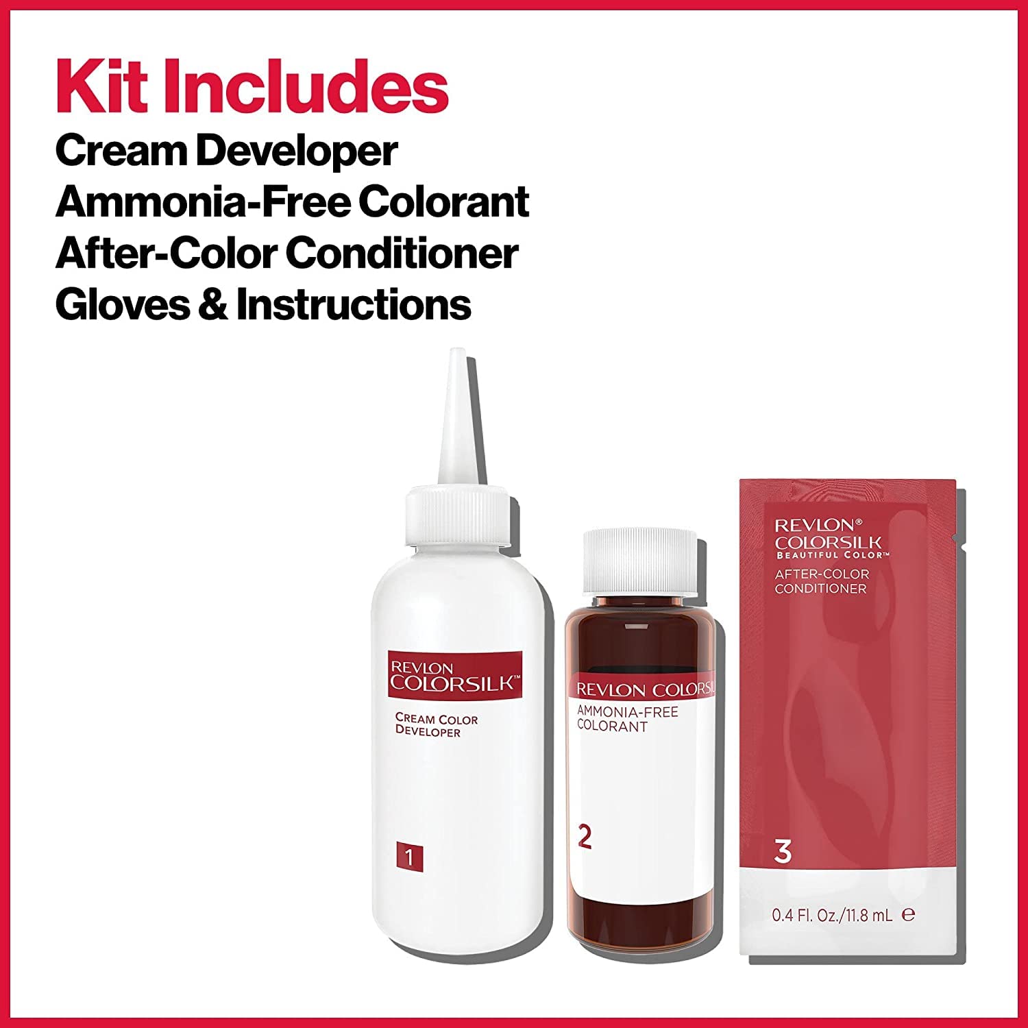 REVLON Colorsilk 51 Brun Clair application crème pour une couleur uniforme
