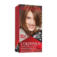 REVLON Colorsilk 51 Brun Clair emballage clair facilitant le choix de teinte