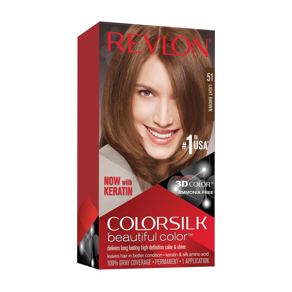 REVLON Colorsilk 51 Brun Clair couleur durable et lumineuse au quotidien