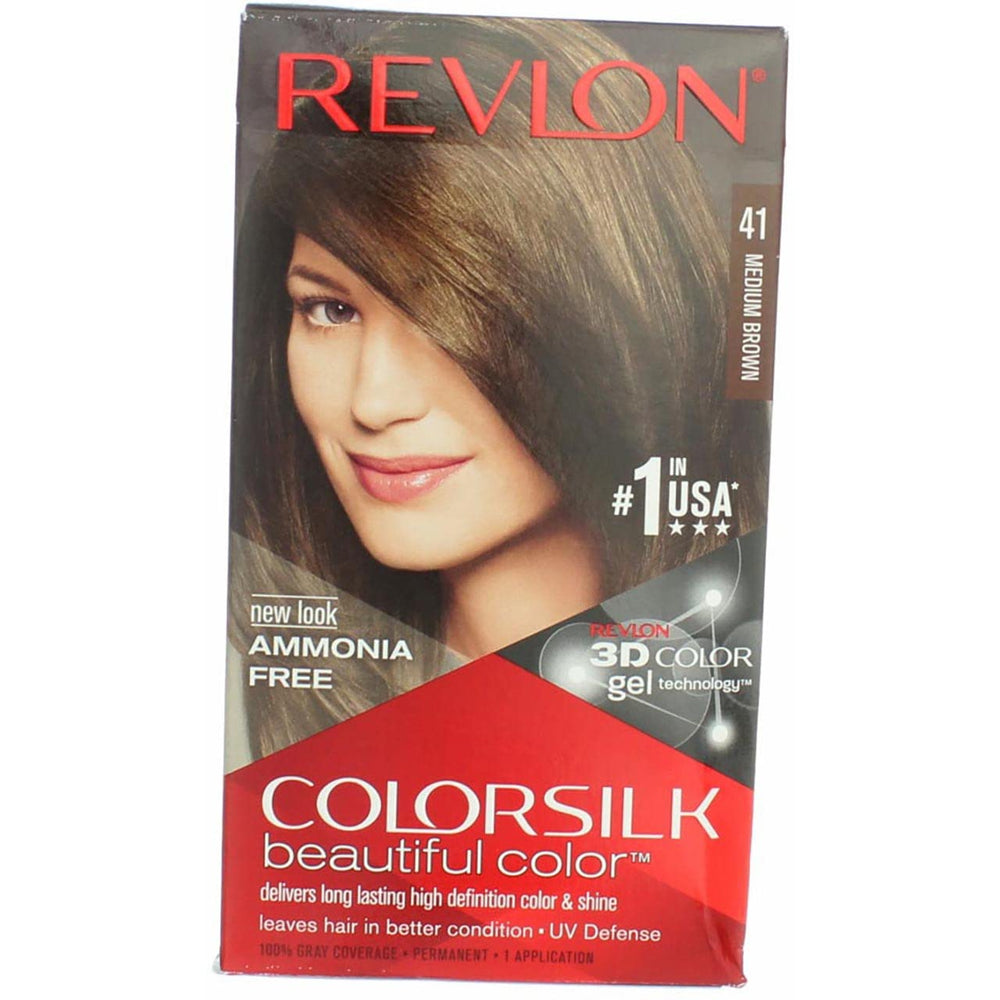 Revlon ColorSilk 41 – étape d’application facile sans ammoniaque.