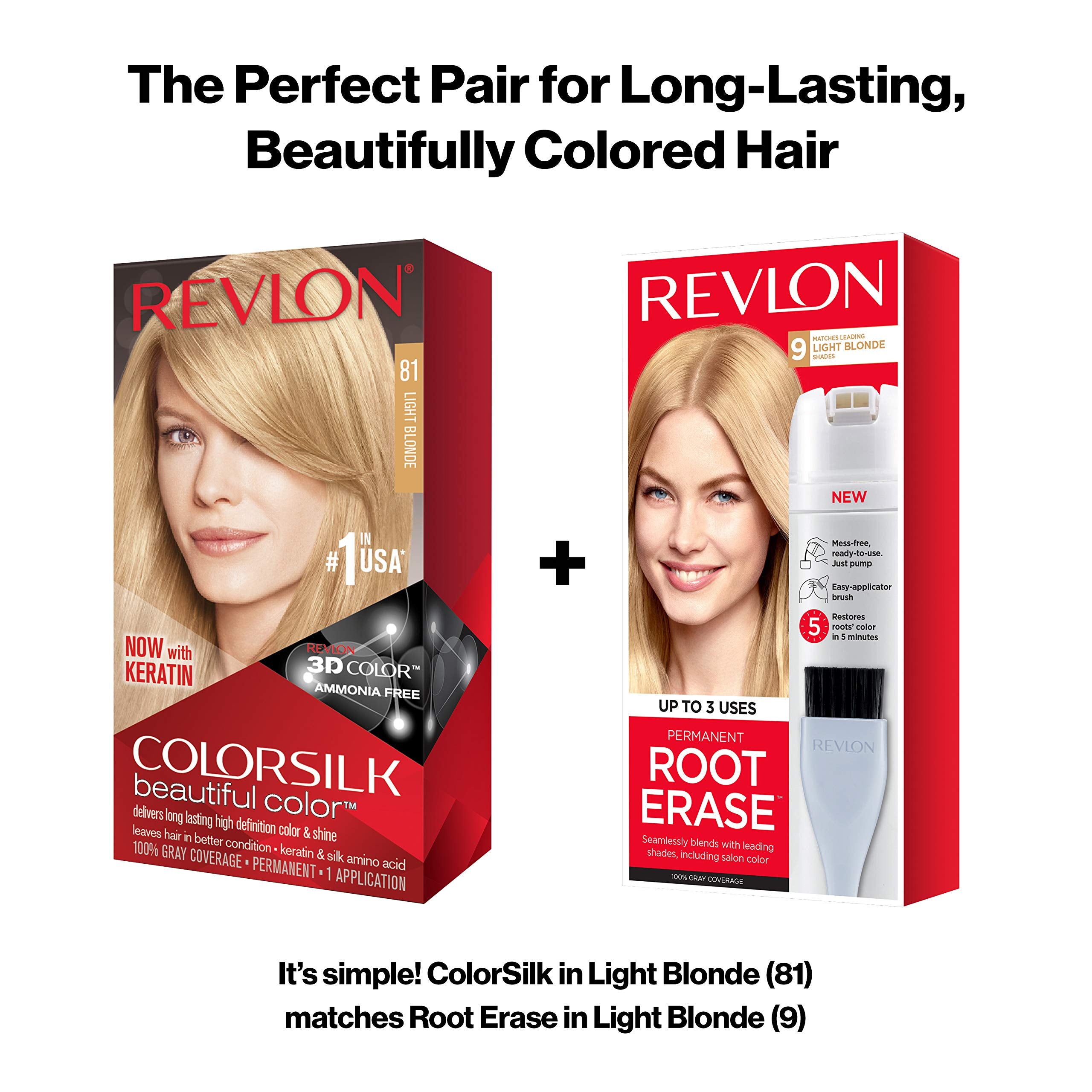 Blond clair 81 Colorsilk rendu naturel lumineux