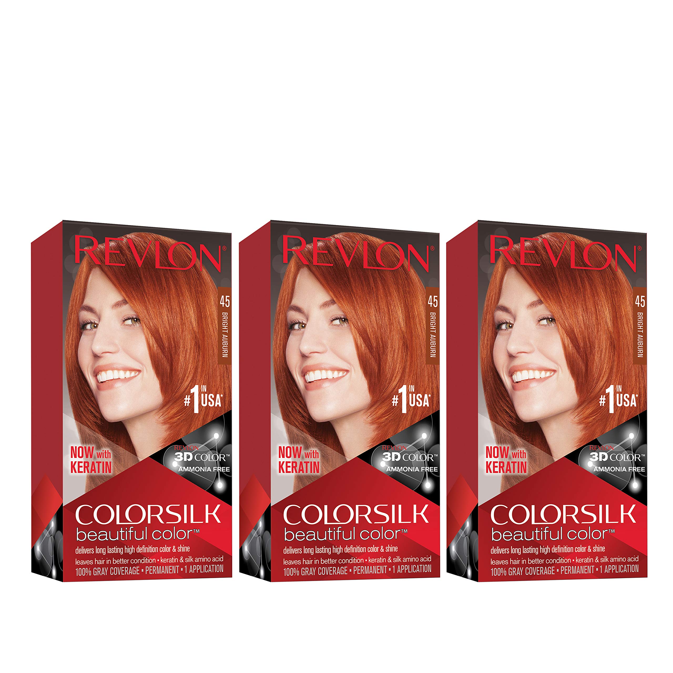 REVLON Colorsilk: boîte de coloration permanente prête à l'emploi, couverture des gris.