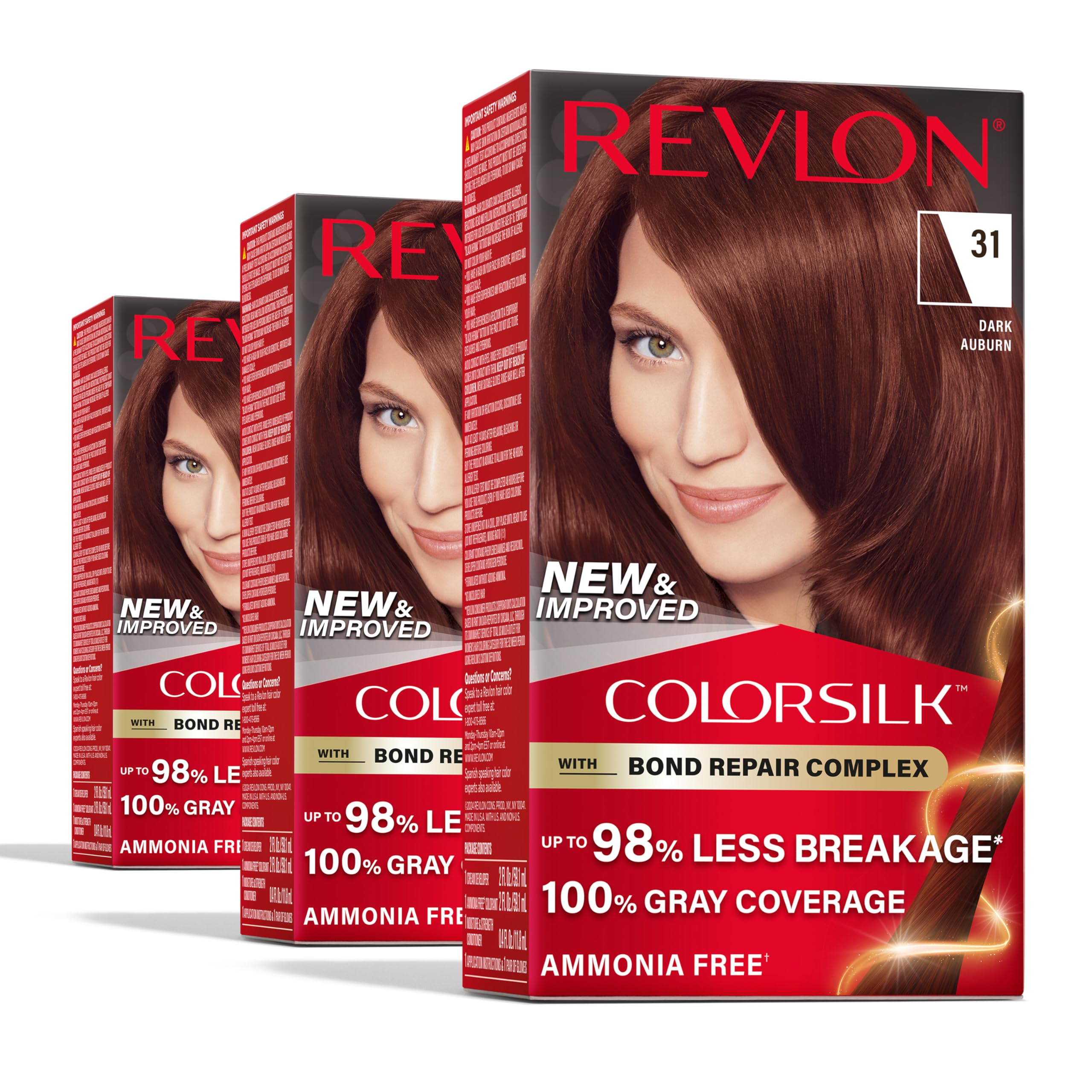 REVLON ColorSilk Bond Repair Complex, bouteille prête à l'emploi, réparation capillaire.