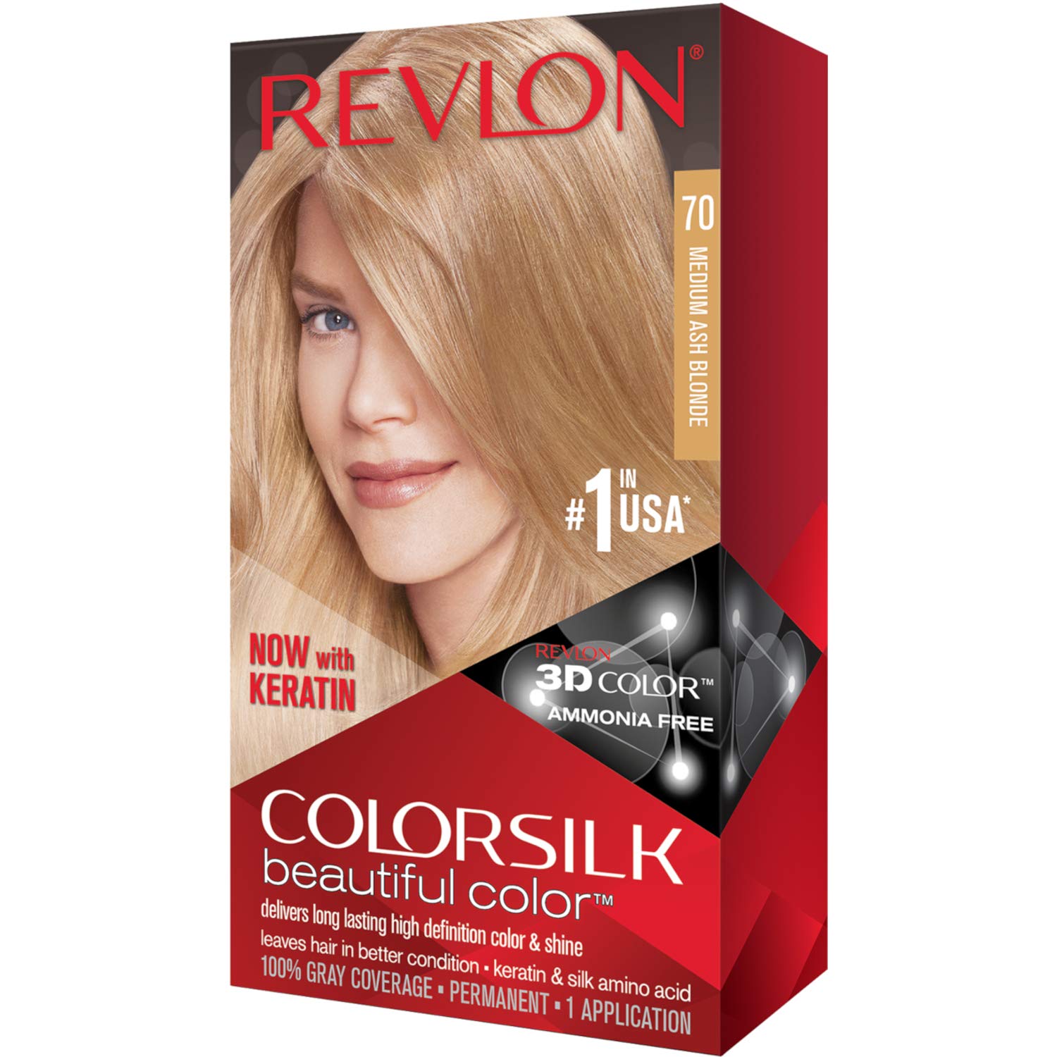 REVLON ColorSilk – Bouteille colorante pour une couverture uniforme et durable.