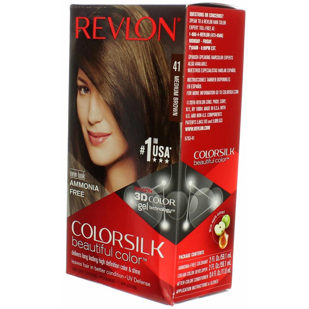 Protéines de soie et keratine dans ColorSilk pour cheveux soyeux.