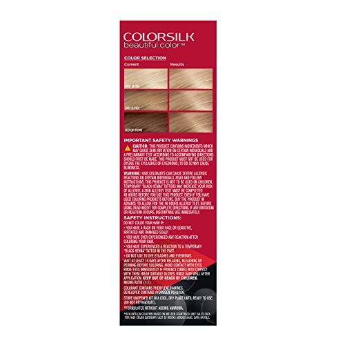 REVLON ColorSilk, kit pratique à domicile, résultat salon.