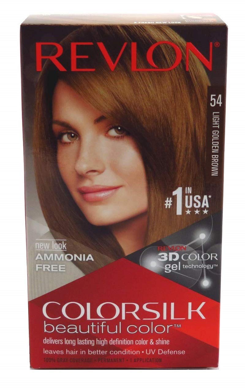 Revlon Colorsilk Light Golden Brown : application facile pour une couleur homogène du racine aux pointes.