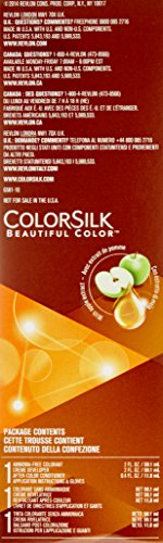 REVLON Colorsilk Noir – extrait de pomme pour une expérience colorante agréable.