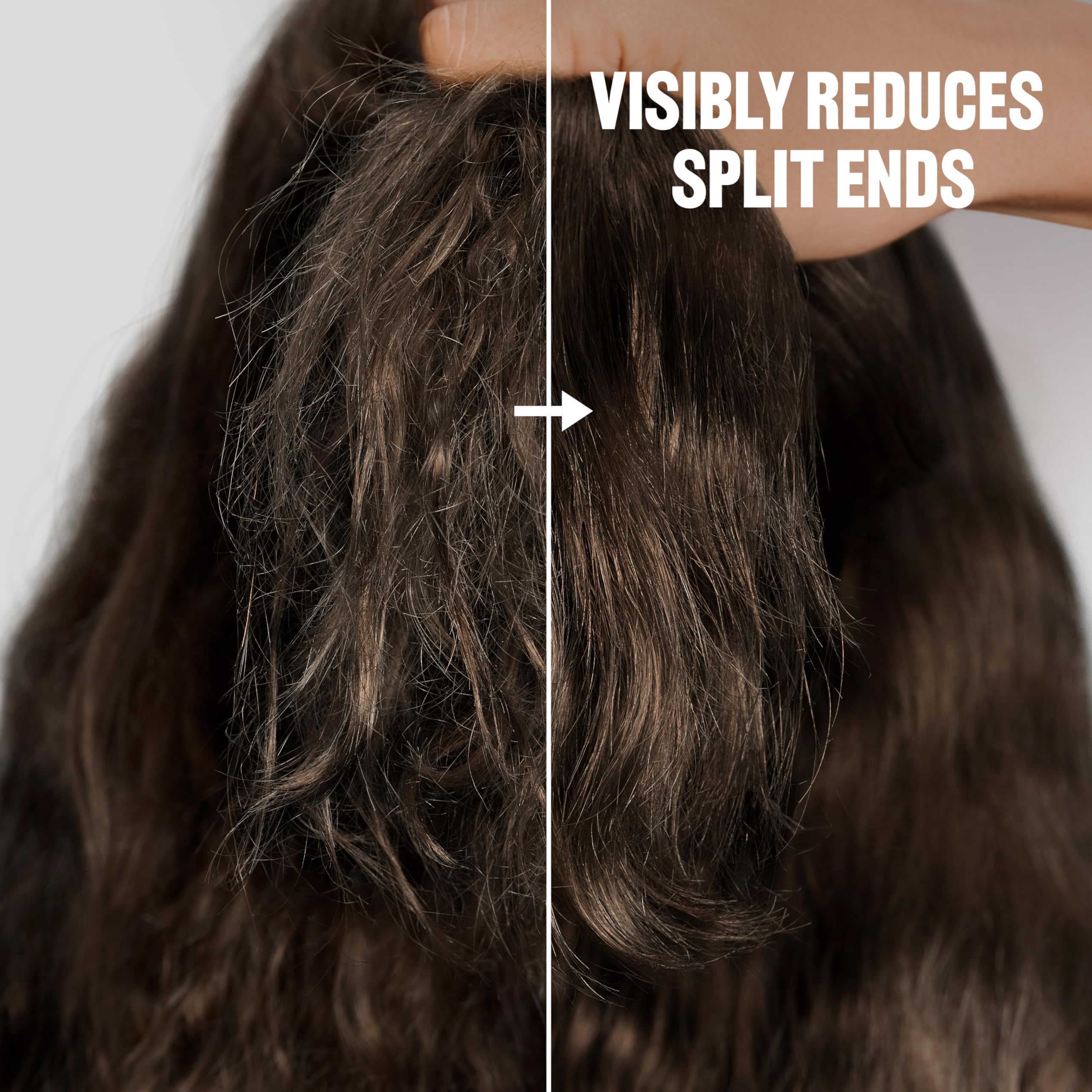 Cheveux hydratés après l’application du sérum ColorSilk après-color.