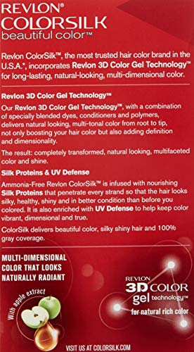 Revlon ColorSilk activateur et produit de coloration auburn sombre