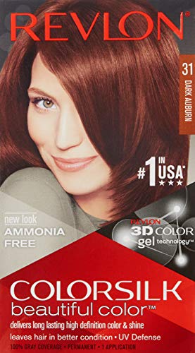 Revlon ColorSilk crème colorante auburn sombre prête à l’emploi